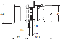 A22NE-PD / A22NE-P / A22E 外形尺寸 39 