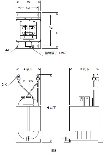 3G3MX2-V2 外形尺寸 25 