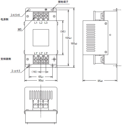 3G3MX2-V2 外形尺寸 34 