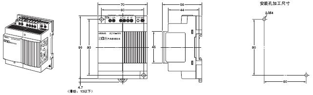 ZEN V2单元 外形尺寸 16 ZENV2Units_Dim4